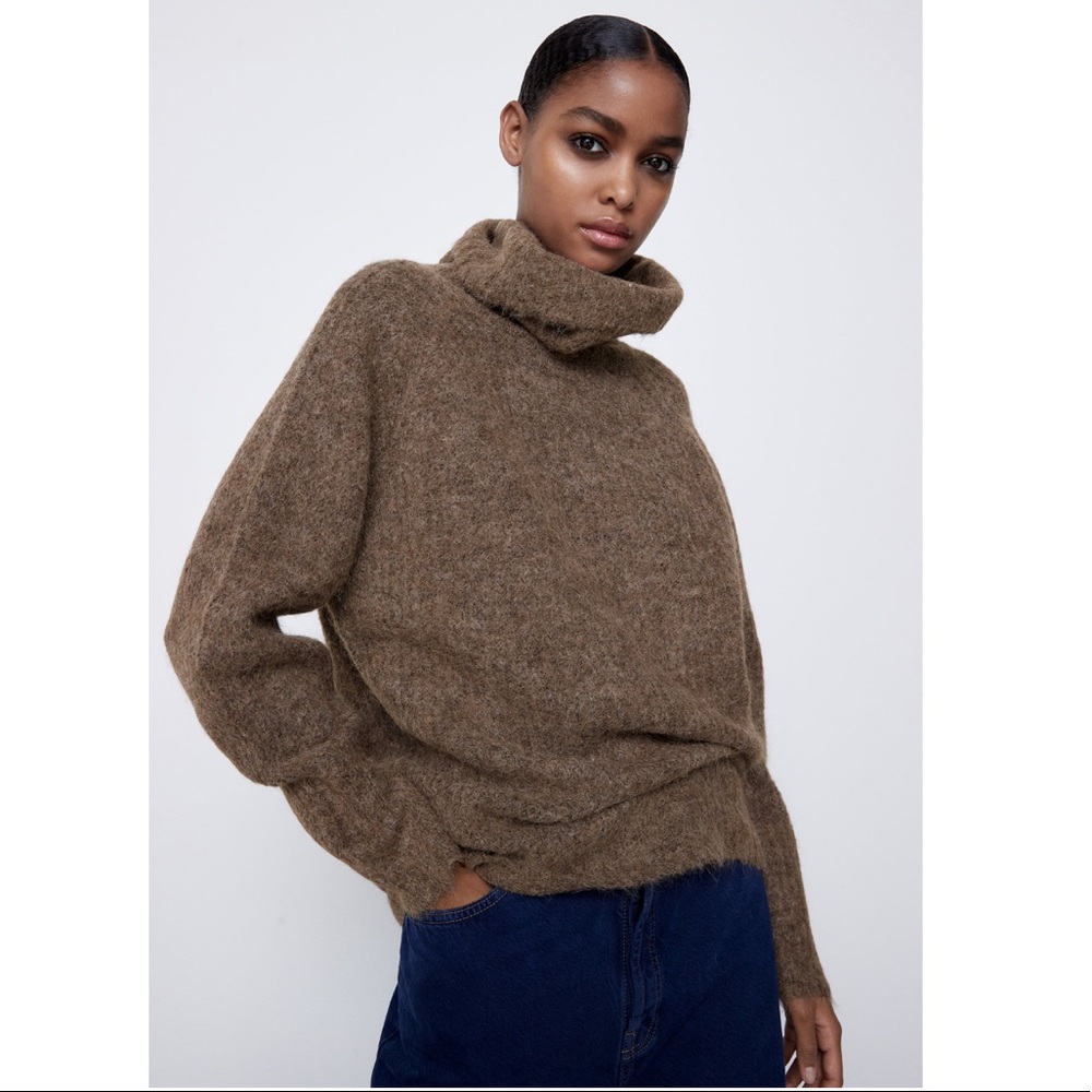 Zara Wool and Alpaca Blended Sweater